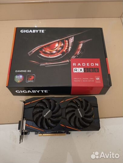 Видеокарта rx580 8gb
