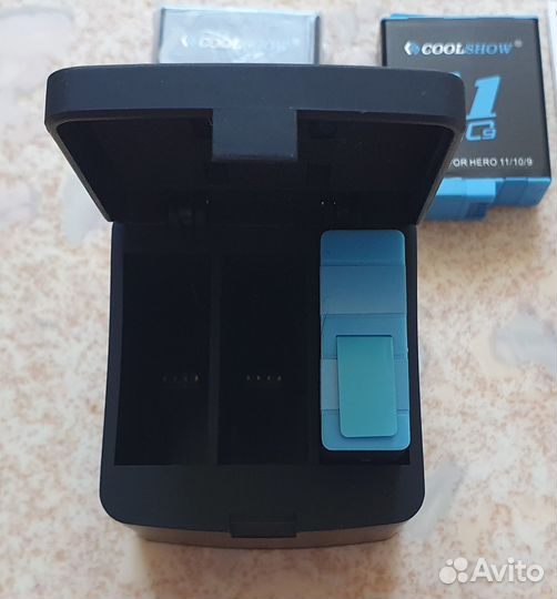 Комплект Coolshow 3 акб+зарядное для GoPro 11/10/9
