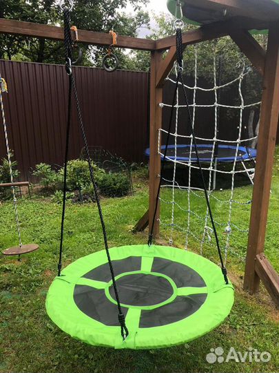 Качели-гнездо круглые Оксфорд 100 см