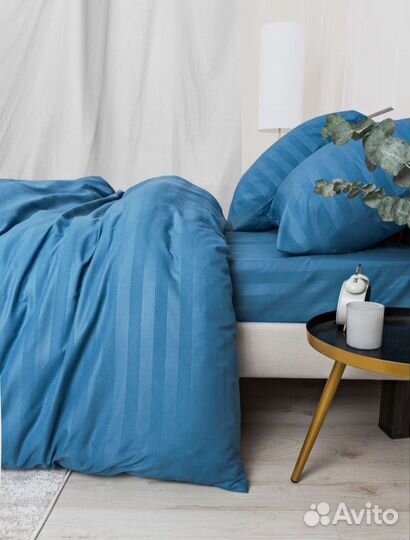 Постельное белье однотонное как в отеле полисатин