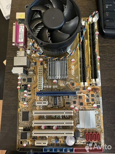Материнская плата с процессором