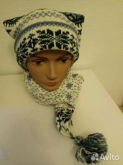 Шапка-шарф