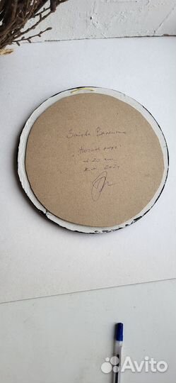 Ночное море. Картина маслом на холсте в рамке