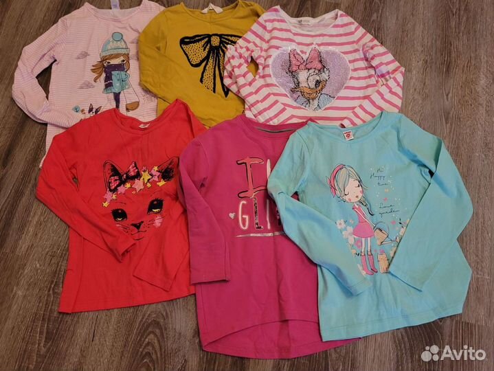 Вещи пакетом на девочку р.122-128