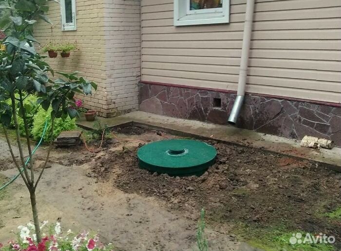 Очистные сооружения с установкой