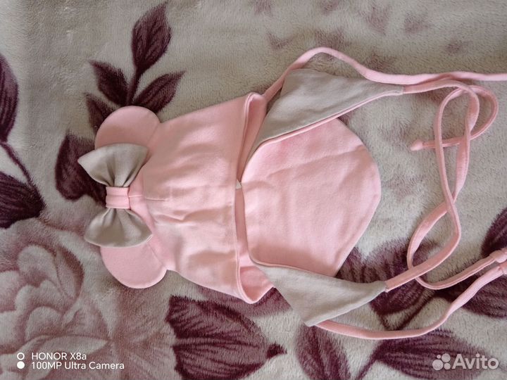 Шапка детская трикотажная + снуд