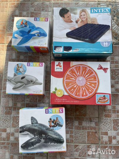 Дельфины, матрас надувные