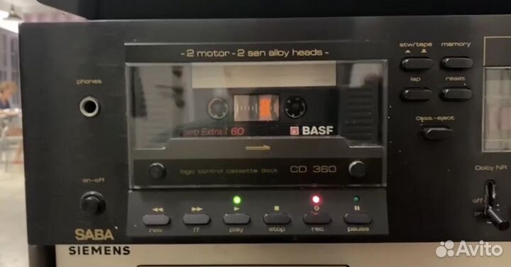 Кассетная дека saba \ germany