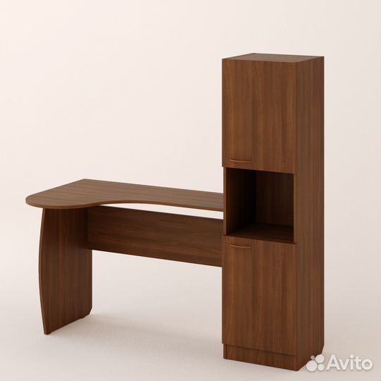 Стол письменный 5 (Орех темный)