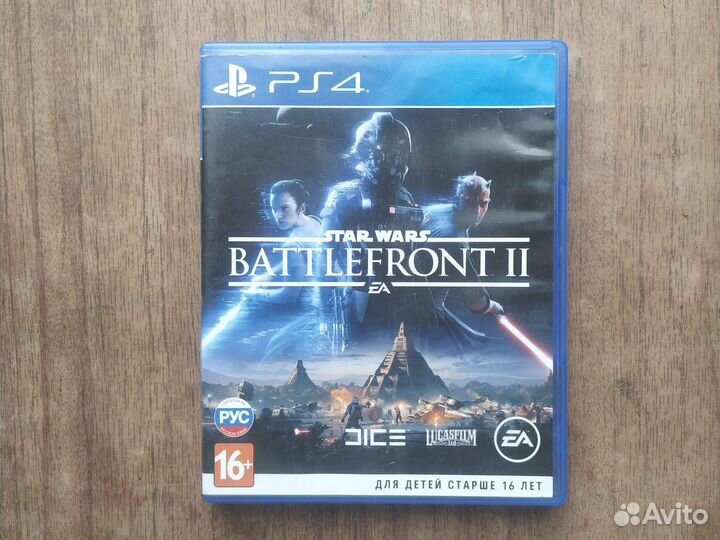 Диски на ps4 star wars Battlefront 2