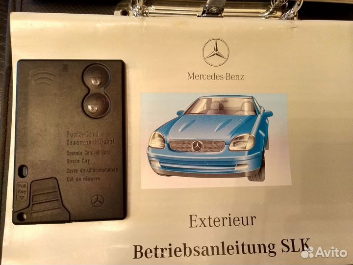 Инструкции Mercedes SLK R170 + карта