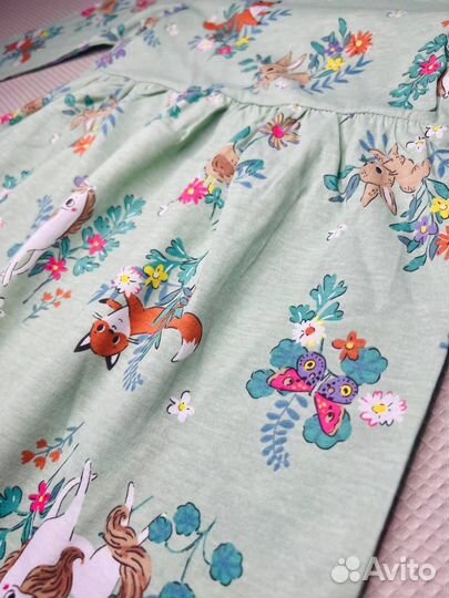 Платье для девочки hm 110 116