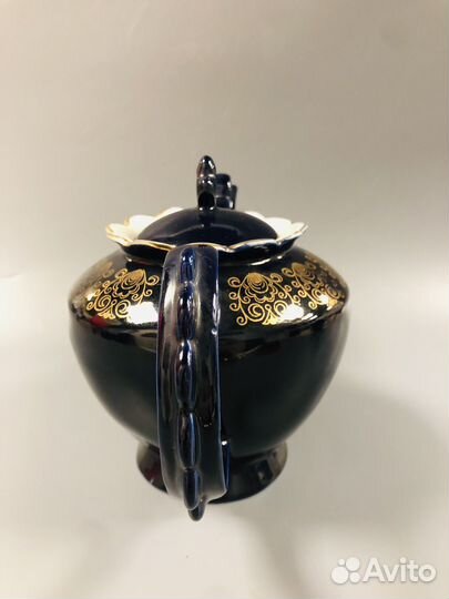 К.2215 Заварочный чайник cobalt золочение