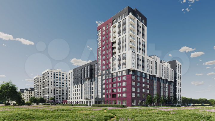 2-к. квартира, 56 м², 9/16 эт.