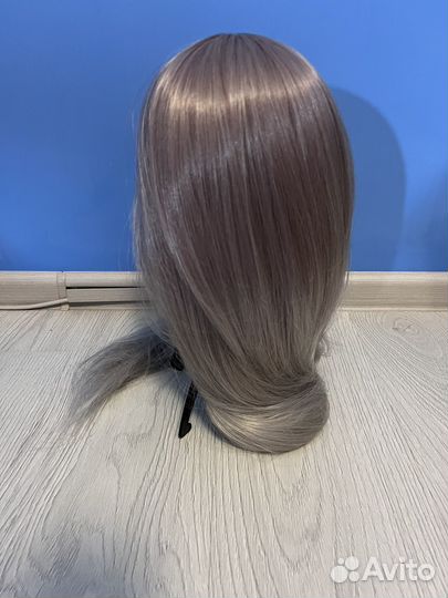 Парик градиент серо-фиолетовый косплей