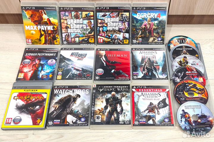 Лицензионные диски с играми для Sony PS3