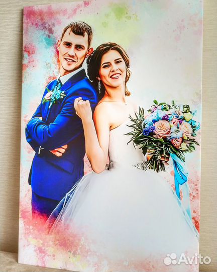 Картины на холсте с вашим фото портрет в Хабаровск