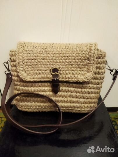 Сумка из джута