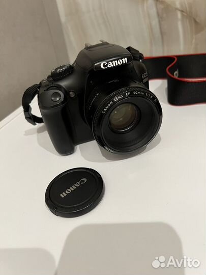 Зеркальный фотоаппарат canon eos 1100d + объектив