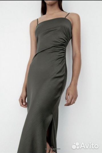 Атласное Платье Zara