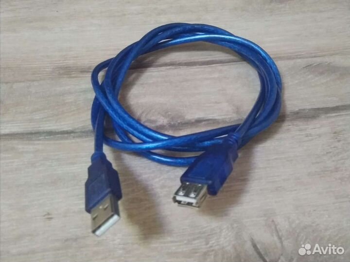 Кабель USB 2.0 A(M) USB 2.0 A(F) 1.8м