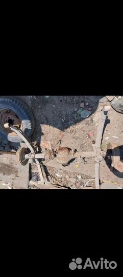 Ресоры и мост на москвич