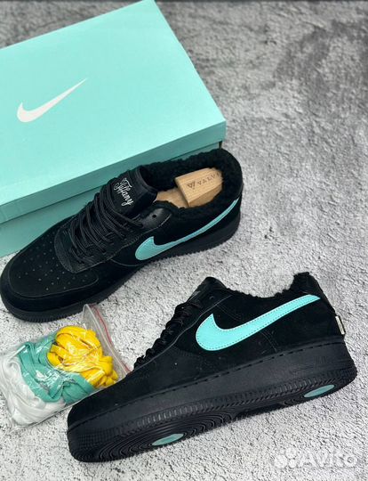 Кроссовки зимние Nike AIR Force 1 с мехом