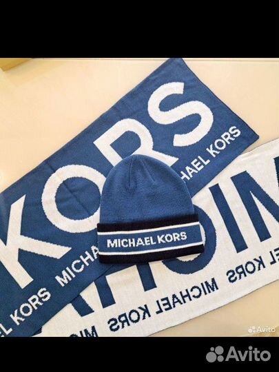 Комплект коробка ориг Michael Kors шапка шарф