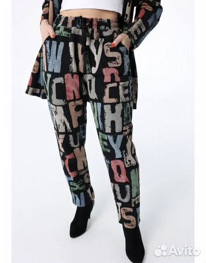 Брюки джогеры женские утепленные 50-56