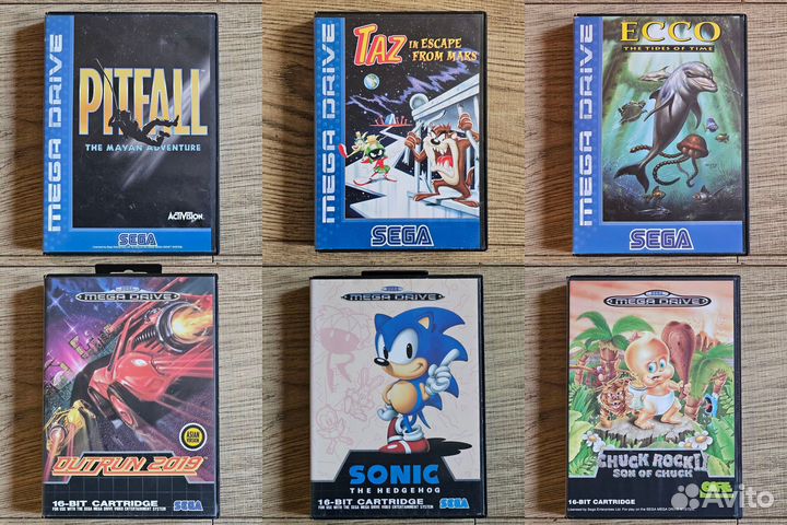 Картриджи Sega Mega Drive Genesis оригинал