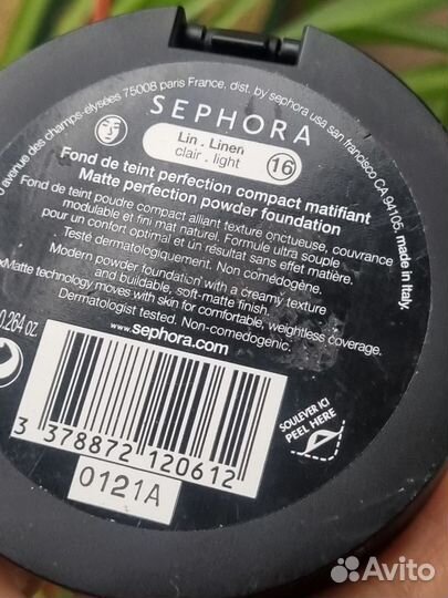 Пудра sephora тон 16