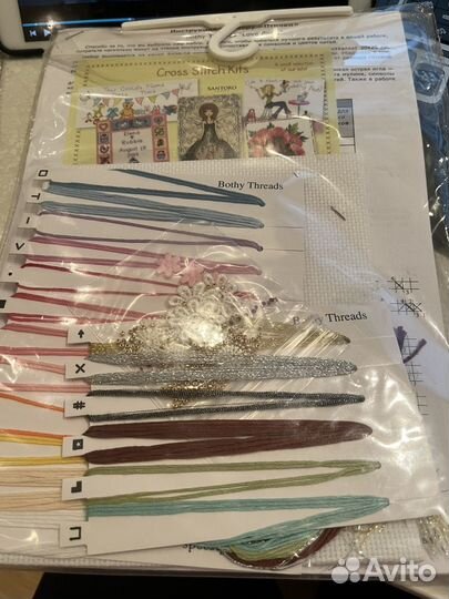 Набор вышивка крестом Bothy Threads - Love birds