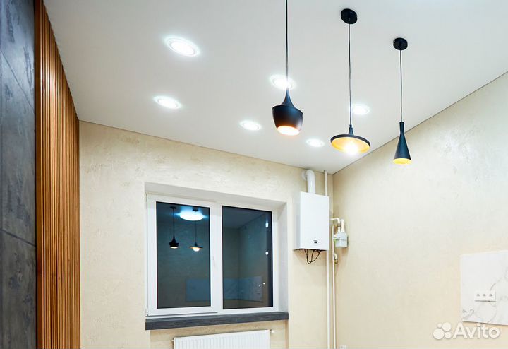 Натяжные потолки под ключ в Яе без посредников