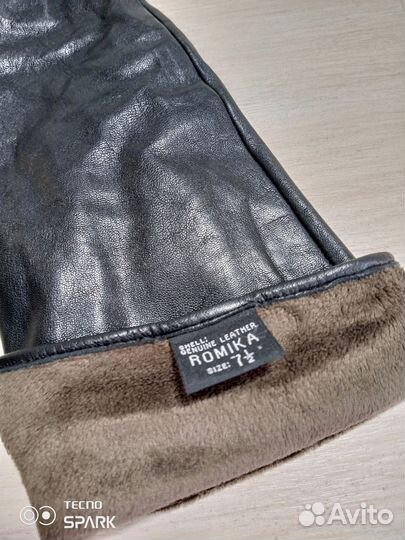 Перчатки женские кожаные 7.5