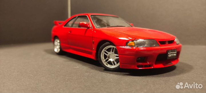 Nissan skyline gtr r33 масштаб 1/24