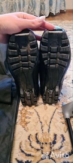 Беговые лыжи, ботинки, чехол