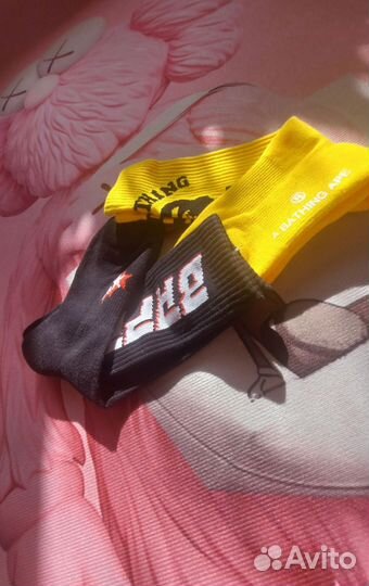 Высокие носки bape socks