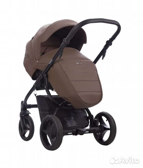 Коляска 2 в 1 Bebetto Luca Pro T101 шасси чёрное