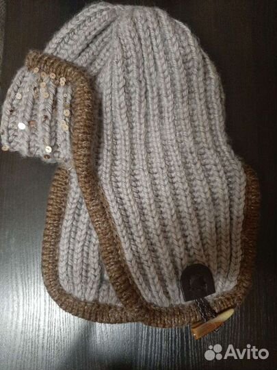 Шапка ушанка женская