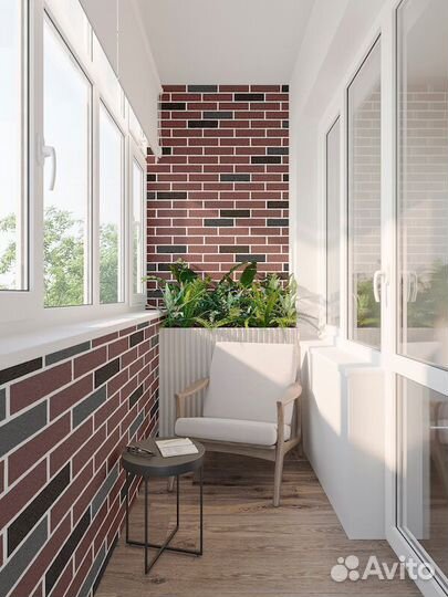 Гибкий кирпич, декоративное покрытие амк, микс 432