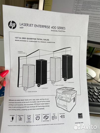Мфу HP LaserJet Pro 400 M425dn