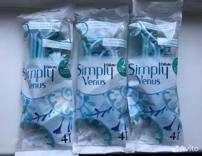 Одноразовые женские станки для бритья Venus