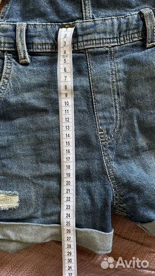 Шорты джинсовые hm для девочки р140 10лет