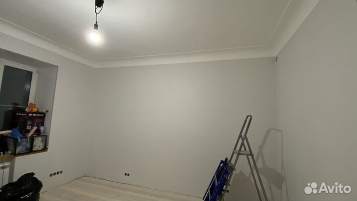 Покраска стен и потолков пик