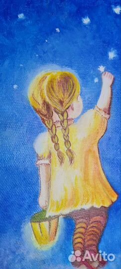 Картина маслом в детскую