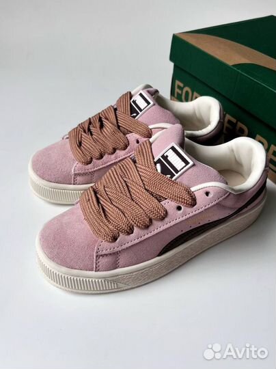 Кроссовки Puma suede xl розовые