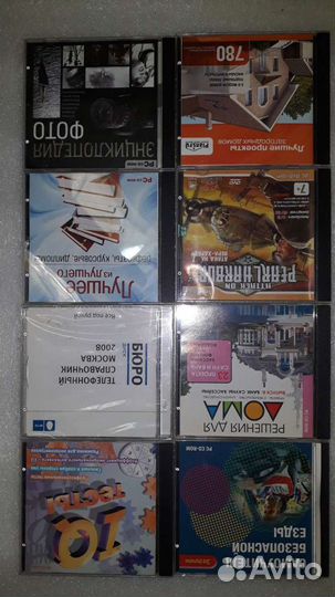 CD диски с играми и програм