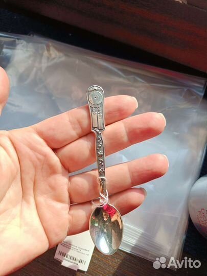 Серебряная чайная ложка 925