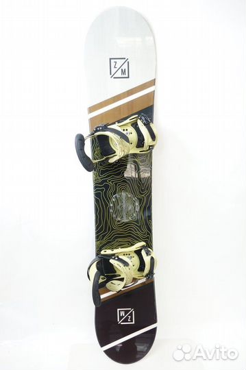 Сноуборд zuma deepfried 146 см + крепления