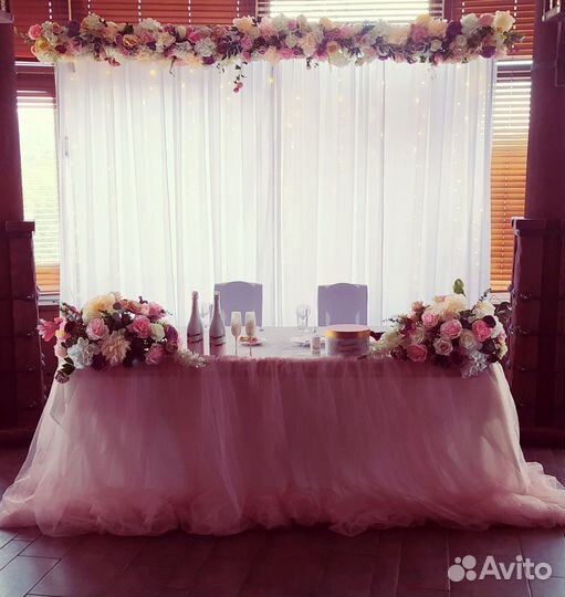 Оформление свадьбы и других мероприятий